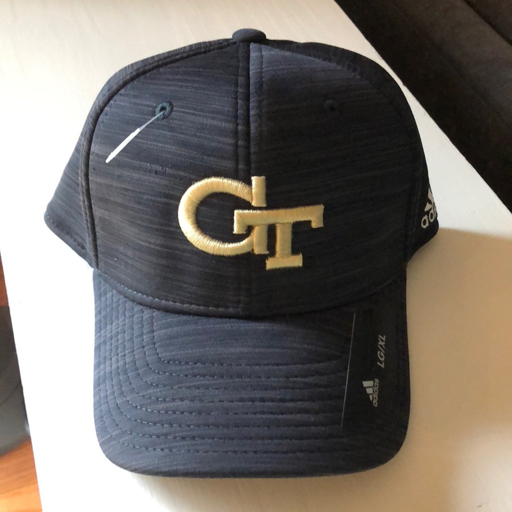 NWT Adidas Structured Flex Georgia Tech Hat